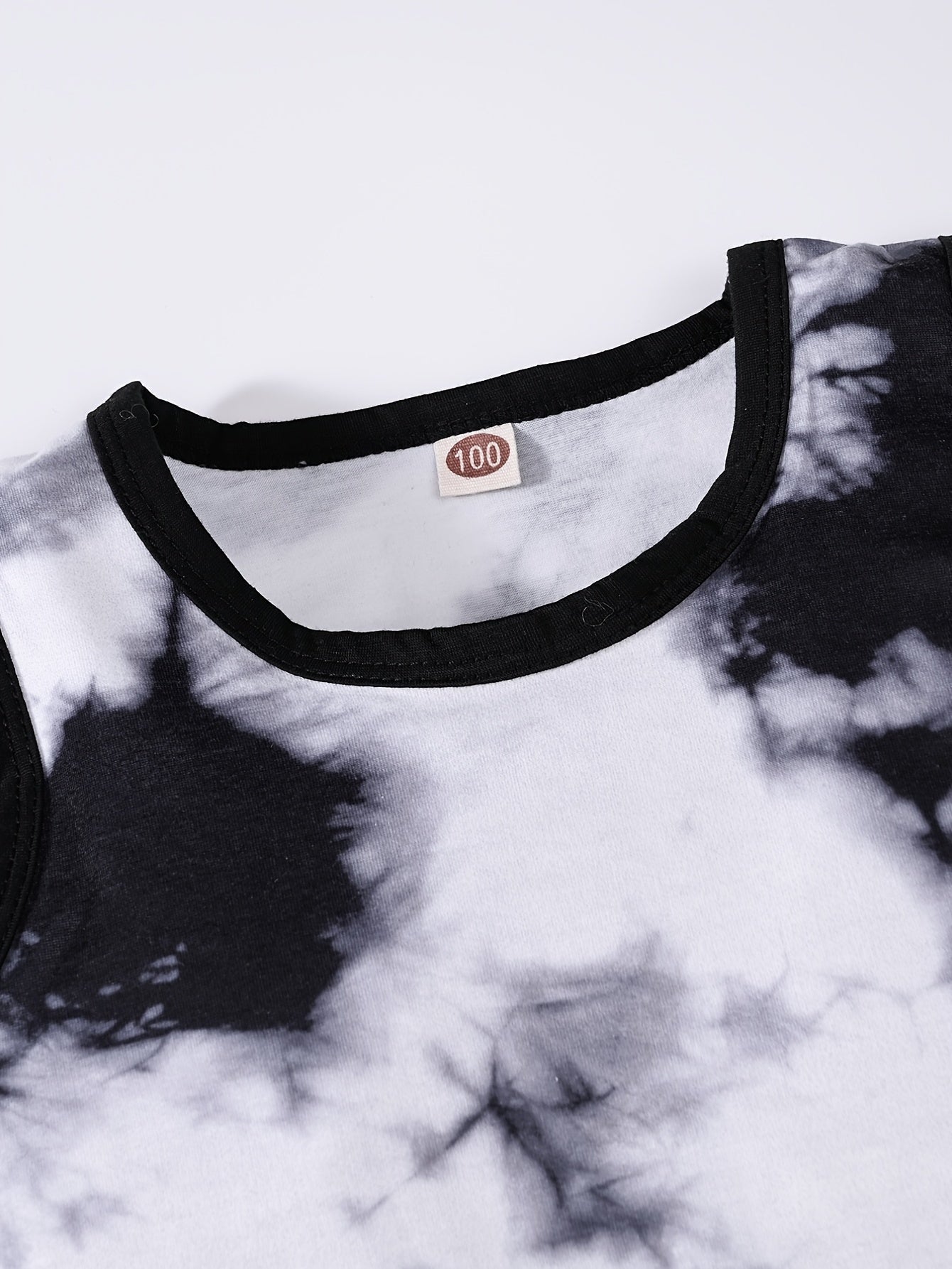 Boys Tie Dye Tank Top & Shorts Set for Summer