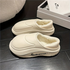 Plush Lined Furry Thermal Chunky Sandals Fall Winter Snow Boots