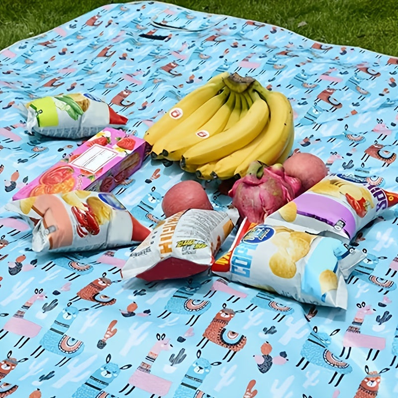 Portable Waterproof Picnic Mat for Outdoor Camping - Easy to Carry