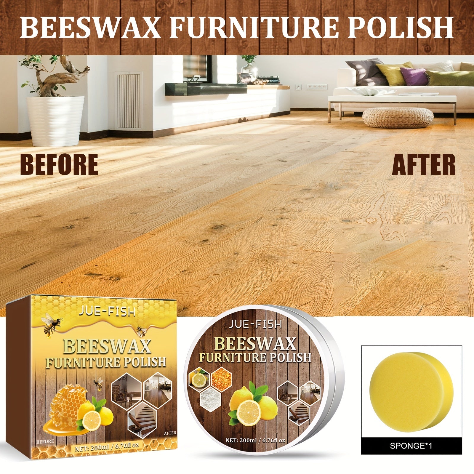 Furniture Polishing Wax for Rosewood and Solid Wood Floors