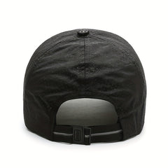 Embroidered Perforated Hat Outdoor Baseball Cap Men's Sport Cap Polyester