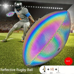 Portable Fluorescent Rugby American Standard Training Ball No 9