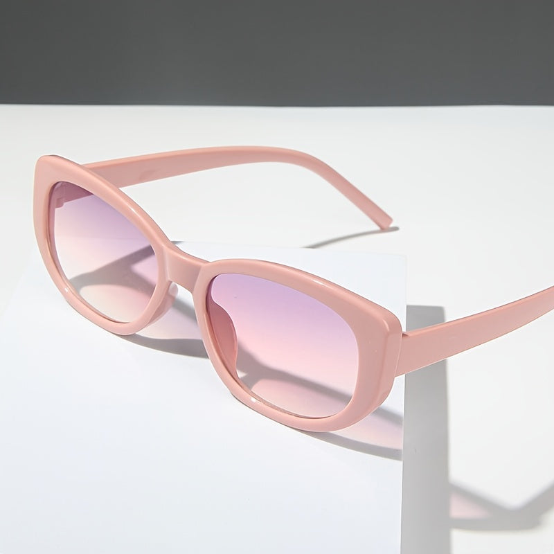 Cat Eye Vintage Oversized Square Sunglasses Women Sun Protection