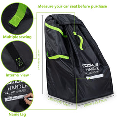 TOMULE Waterproof Child Safety Seat Storage Bag