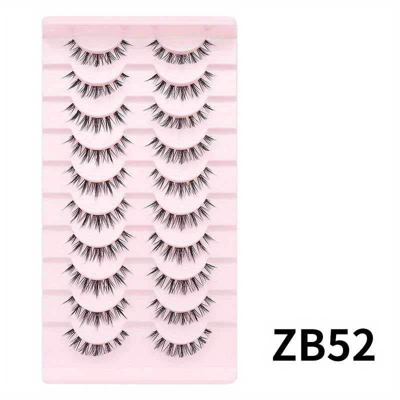 Cat Eye False Eyelashes Natural Look Segmented Curling False Eyelashes