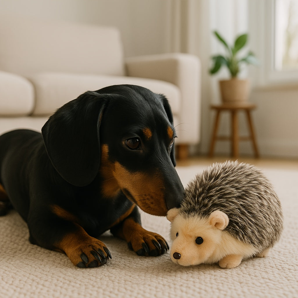 Realistic Hedgehog Plush Toy 19 Soft Stuffed Animal Gift for Kids