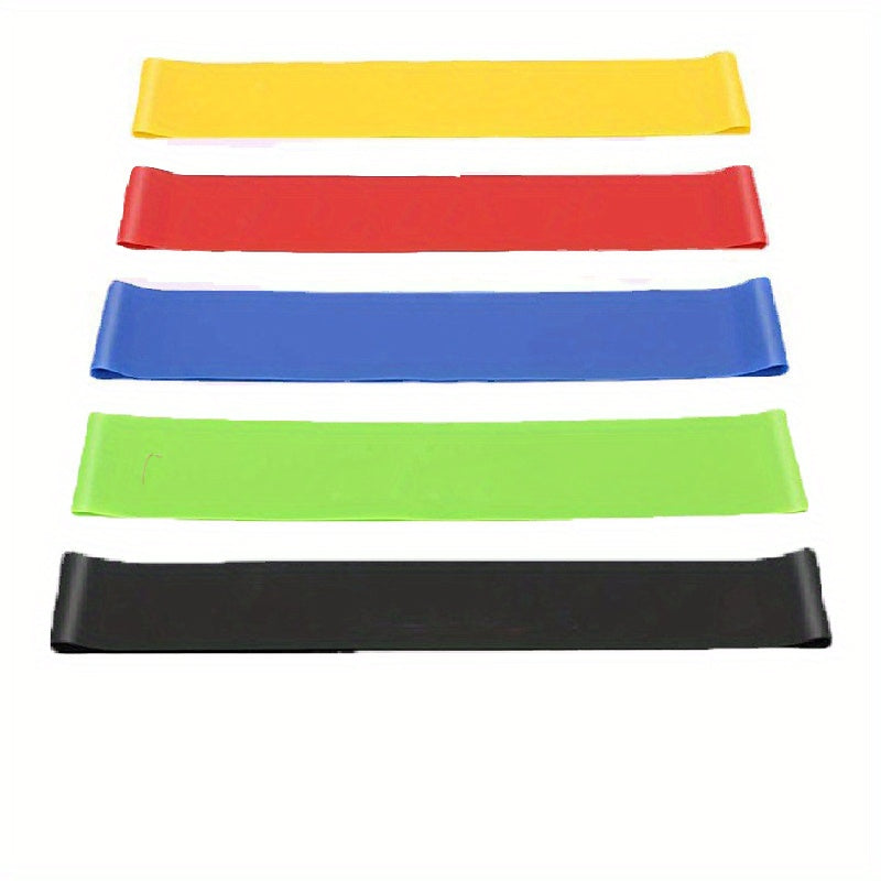 5pcs Latex Elastic Resistance Bands for Home Fitness