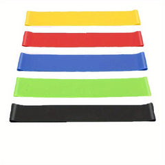 5pcs Latex Elastic Resistance Bands for Home Fitness