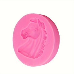 Silicone Horse Head Fondant Molds Cake Decorating Baking Tool