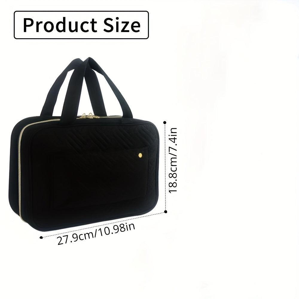 Waterproof Toiletry Bag Travel Organizer with Hanging Hook