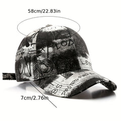 Street Personality Graffiti Hip Hop Baseball Cap Men's Peaked Cap