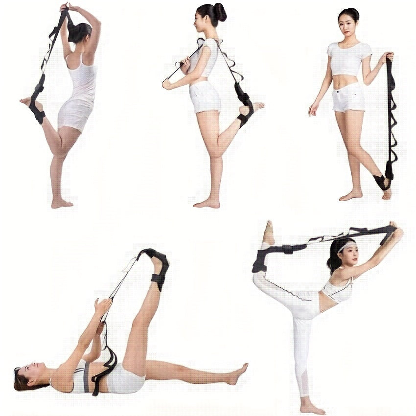 Yoga Stretch Band Leg Training Elastic Band Fitness Dance Gymnastics