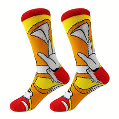 5 Pairs Boys Cartoon Character Crew Socks Fun Kids Socks
