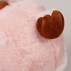 Cartoon Elk Soft Plush House Slippers for Men