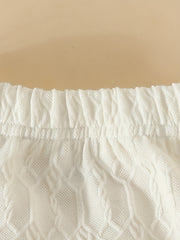 3pcs Cozy Baby Shorts Autumn Winter Elastic Waist Casual Shorts