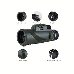 40x60 Monocular Telescope High Definition for Bird Watching and Travel