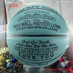 Son #7 High Stretchy Leather Basketball for Outdoor Training