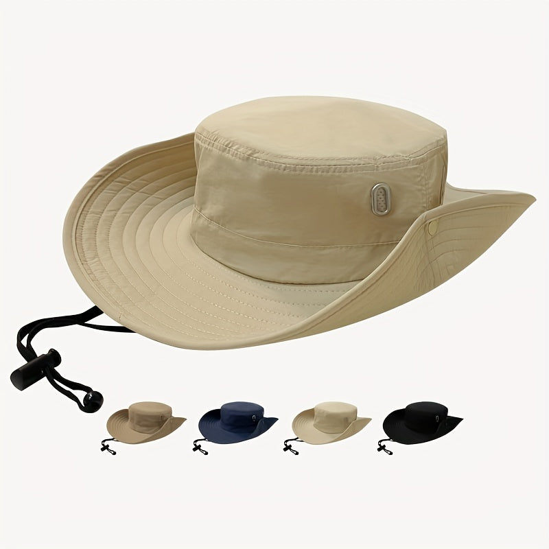 Men's Casual Sunshade Straw Hat for Summer Fishing
