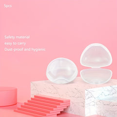 5pcs Portable Dustproof Pacifier Organizers Baby Storage Boxes