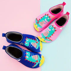 Kids Dinosaur Water Shoes Quick Dry Lightweight Non Slip Soft Socks