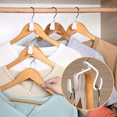 Plastic Clothes Hanger Hooks Heavy Duty Space Saving Organizer