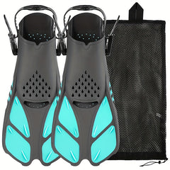 Adult Swim Fins Open Heel Flippers for Snorkeling Diving