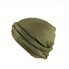 Vintage Twist Head Wrap Durag Ethnic Style Turban Men