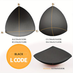 Triangle Cups Bra Insert Pads Soft & Comfy Chest Enhancer Pads Women's Lingerie
