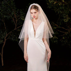 Long Bridal Veil for Wedding Photography Lightweight Tulle Fabric