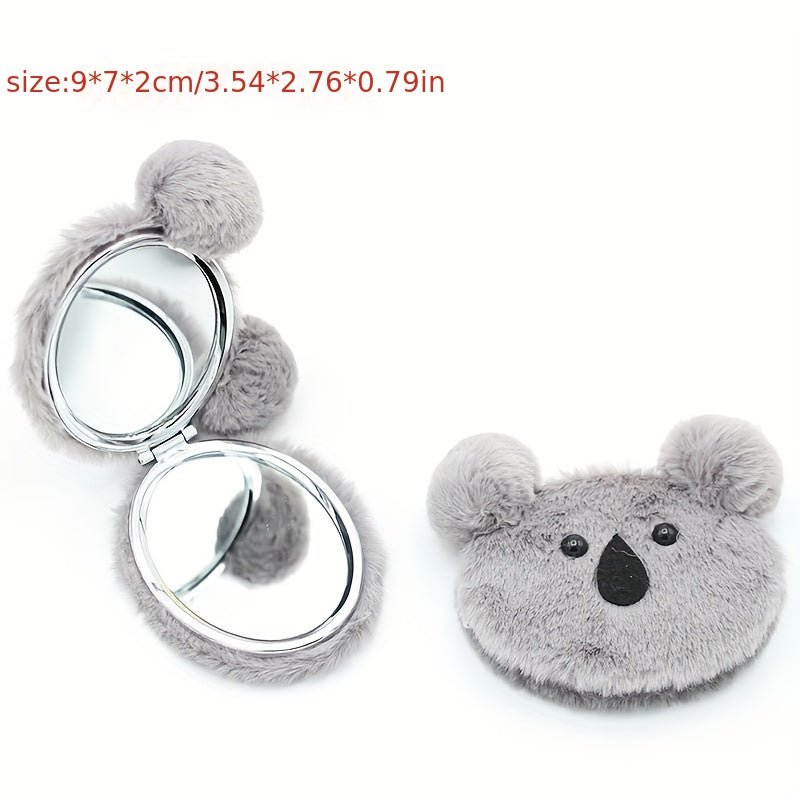 Koala Foldable Mirror Portable Makeup Touch up Mini Mirror Magnifying