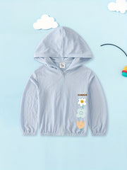 Girls Hooded Sunproof Jacket Kids Age 3 4 6
