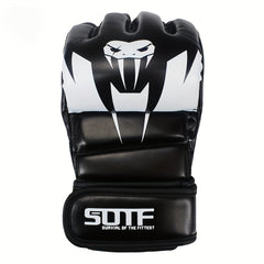 Adult Half Finger MMA Gloves for Combat Training and Sanda Fighting
