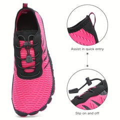 PLUS SIZE Men's Bare Water Shoes Adjustable Buckle Breathable Quick Dry