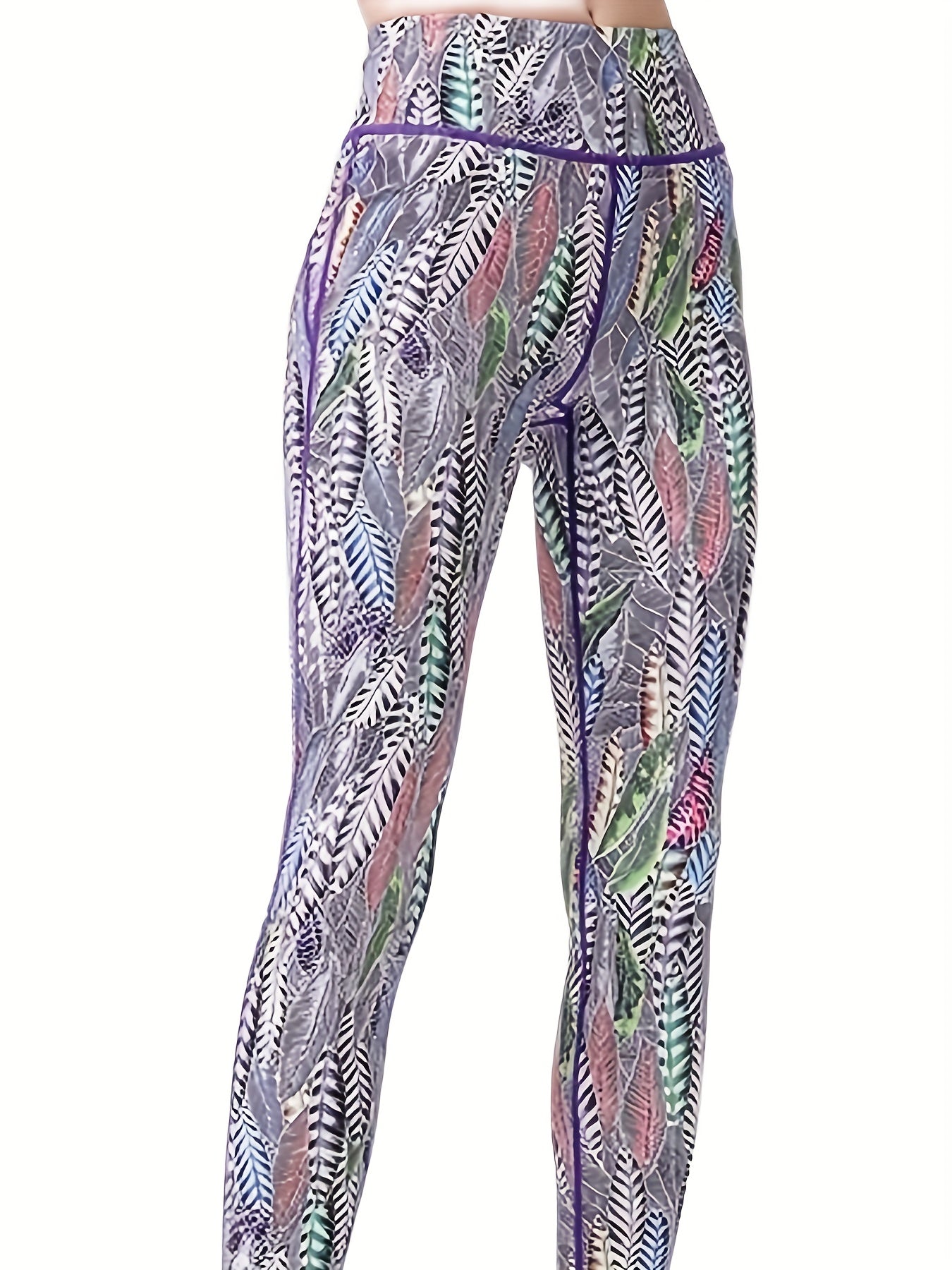 Personality Printed Fitness Yoga Pants High Waist Slim Fit