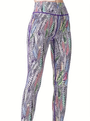 Personality Printed Fitness Yoga Pants High Waist Slim Fit