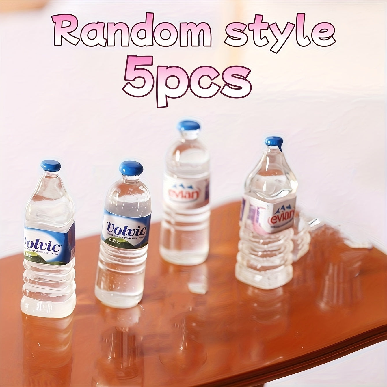 Dollhouse Mineral Water Cup Set for Landscapes Decor Props and Birthday