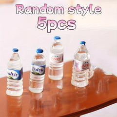 Dollhouse Mineral Water Cup Set for Landscapes Decor Props and Birthday