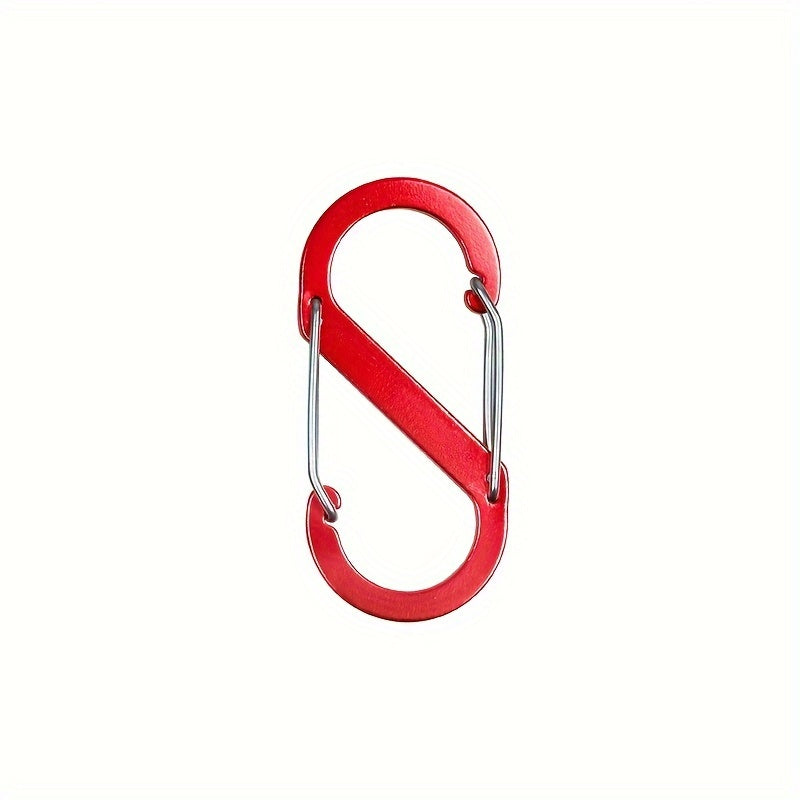 S Type Hanging Keychain Buckle Metal Lock Carabiner Outdoor Camping