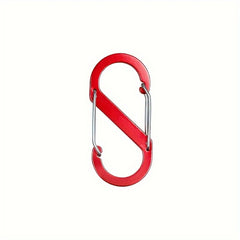 S Type Hanging Keychain Buckle Metal Lock Carabiner Outdoor Camping