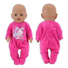 17" Reborn Doll Clothes Set for Girls