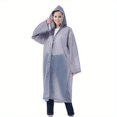 Waterproof Hooded Raincoat for Men Women