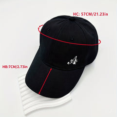 Printed Baseball Cap Solid Sunshade Dad Hat Lightweight Adjustable Sun