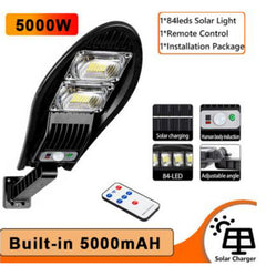 10000W 168LED Solar Street Light Outdoor Waterproof LED For Garden Wall Solar La