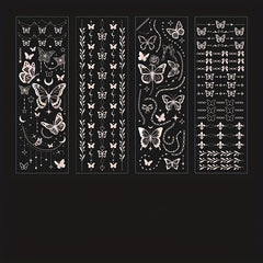 Galaxy Series 3D Hot Silver Scrapbook Stickers Set