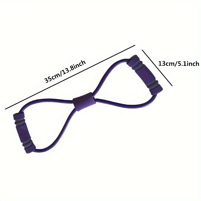 8-Shaped Chest Expander for Yoga Tension Rope Elastic Band