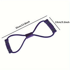8-Shaped Chest Expander for Yoga Tension Rope Elastic Band