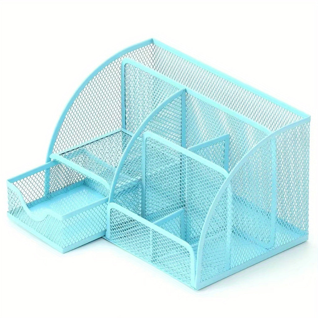 Metal Pen Holder Office Supplies Multifunctional Combination Holder
