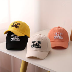 Kids Koala Embroidery Adjustable Baseball Cap Sun Protection Hat