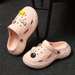 Women's Cartoon Pattern Slides Soft Beach Shoes