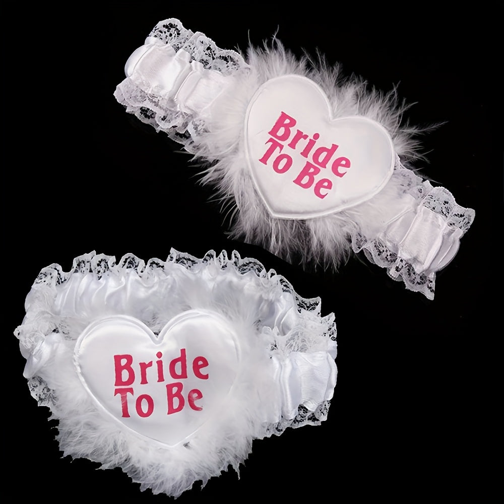 Bride To Be Wedding Set 4pcs Golden Lettering Perfect for Bridal Showers